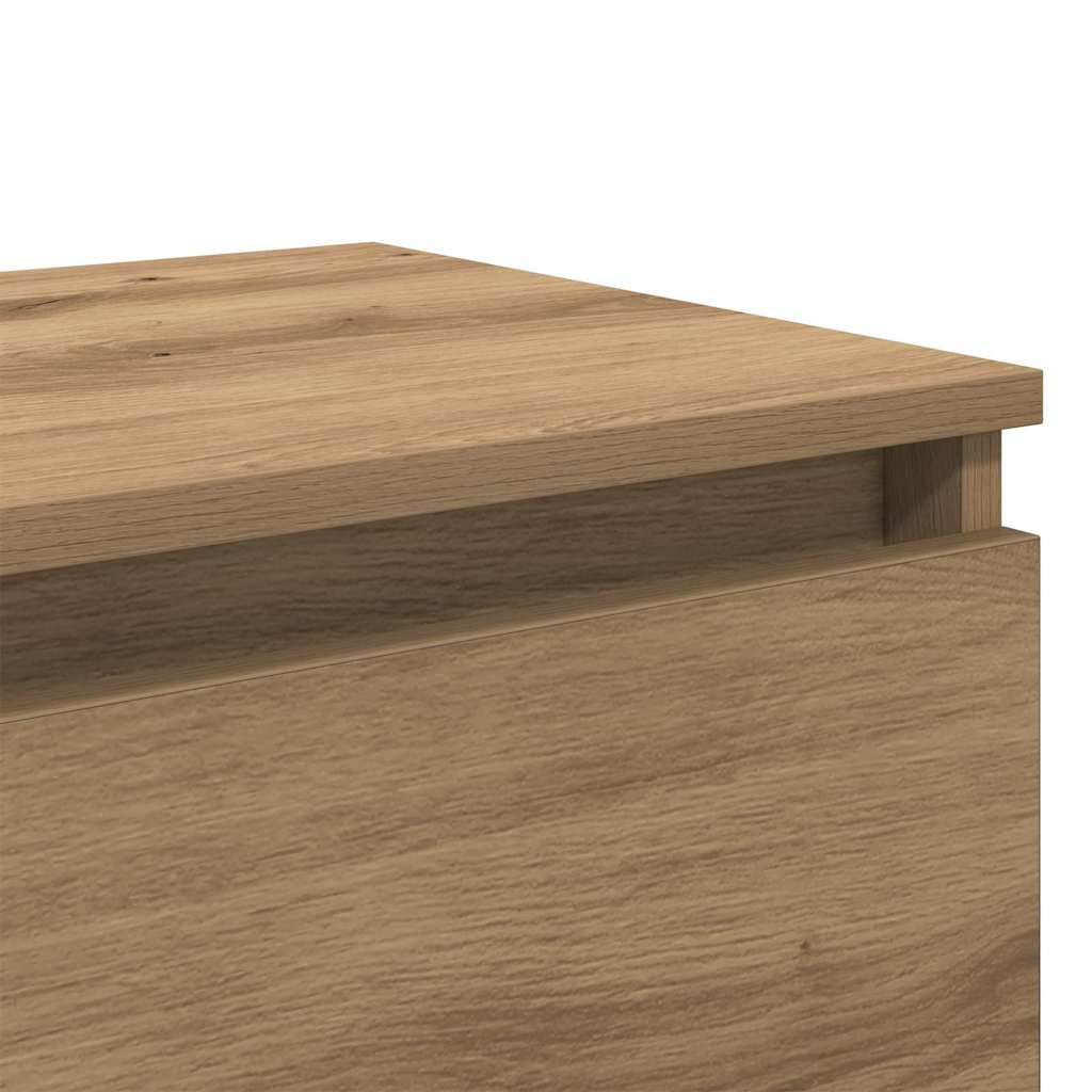 Bedside Cabinet Artisan oak 40 x 35 x 50 cm Engineered wood